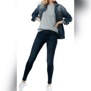 Cute dark blue high rise legging jean🥰